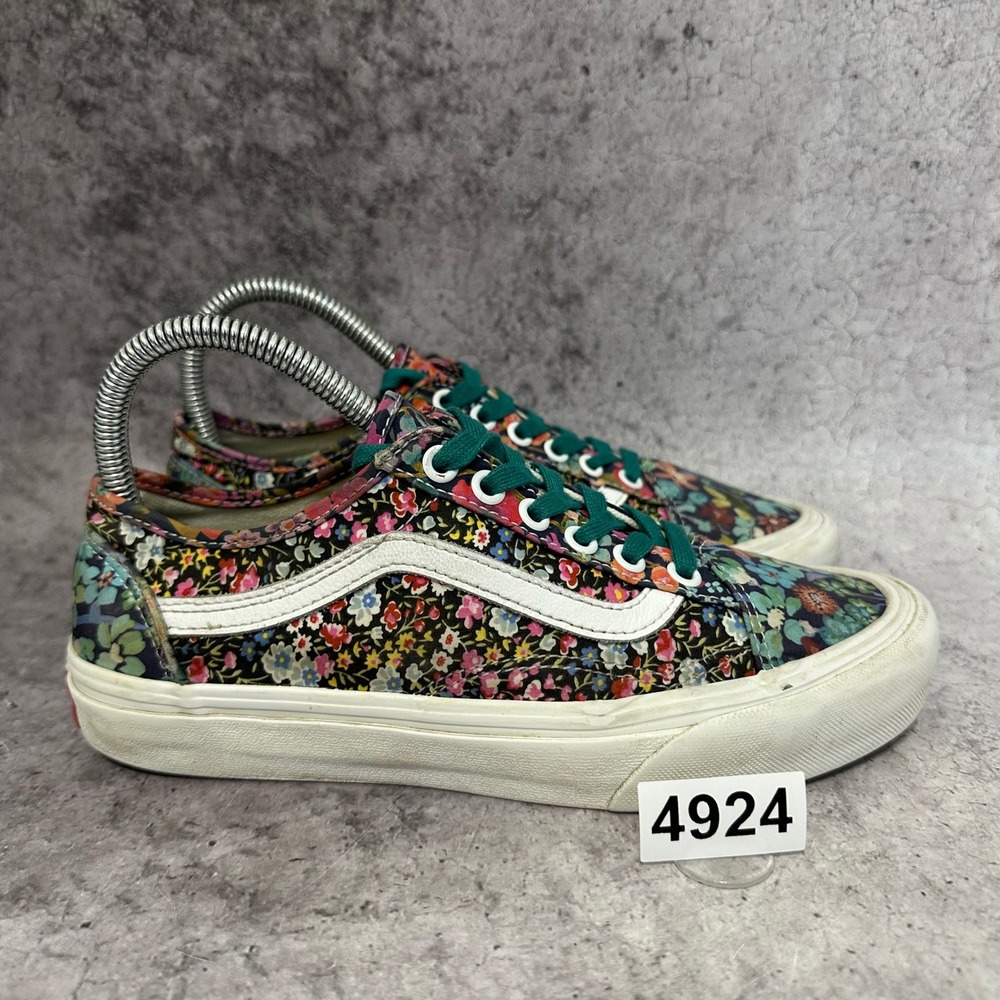 Vans Old Skool Tapered Women 7.5 Liberty Patchwork Floral Sneakers VN0A54F442A